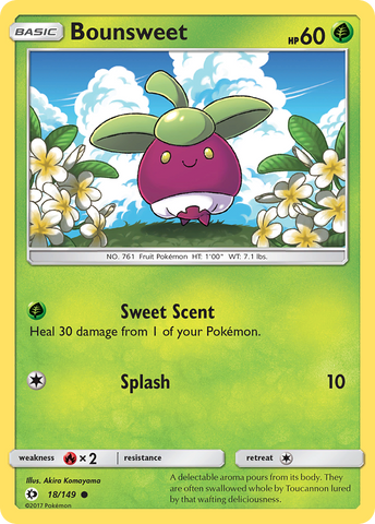 Bounsweet (18/149) [Sun &amp; Moon: Base Set] 