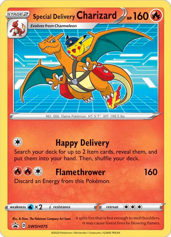 Special Delivery Charizard (SWSH075) [Sword &amp; Shield: Black Star Promos] 