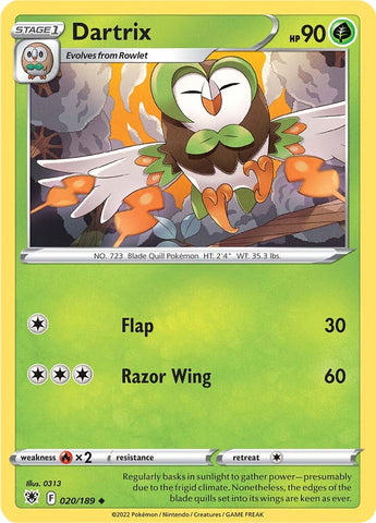 Dartrix (020/189) [Sword &amp; Shield: Astral Radiance] 