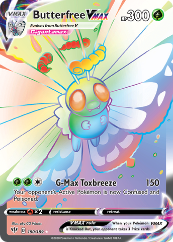 Butterfree VMAX (190/189) [Sword &amp; Shield: Darkness Ablaze] 