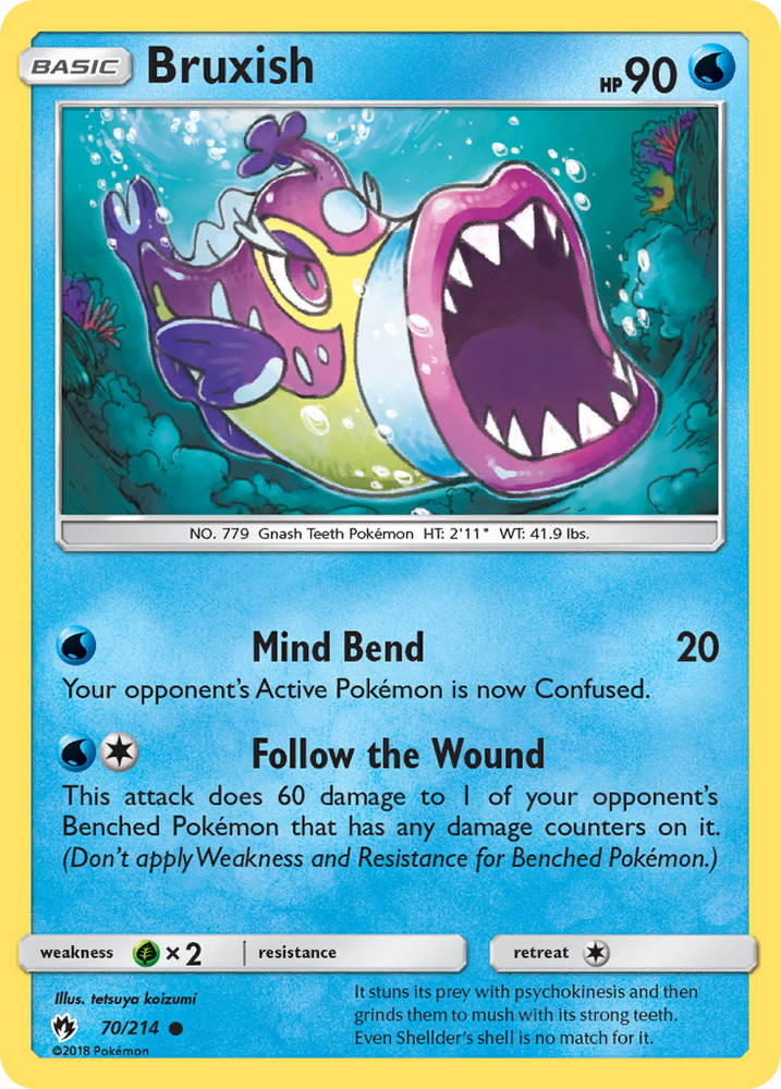 Bruxish (70/214) [Sun &amp; Moon: Lost Thunder] 