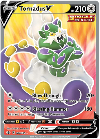 Tornadus V (184/198) [Sword &amp; Shield: Chilling Reign] 