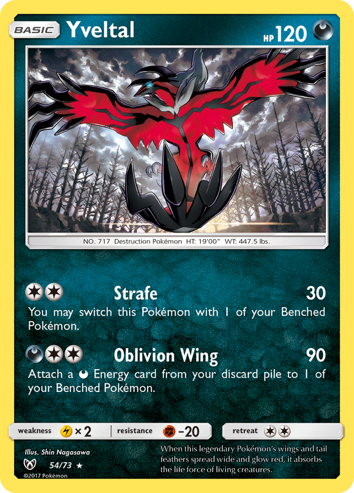 Yveltal (54/73) [Sun &amp; Moon: Shining Legends] 