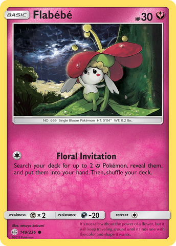 Flabebe (149/236) [Sun &amp; Moon: Cosmic Eclipse] 