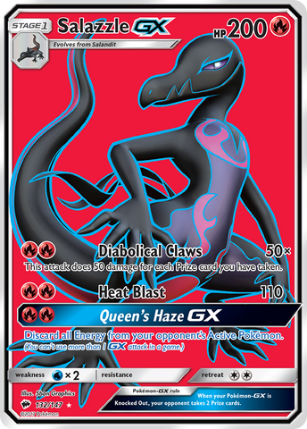 Salazzle GX (132/147) [Sun &amp; Moon: Burning Shadows] 