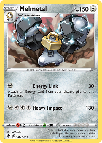 Melmetal (130/189) [Sword &amp; Shield: Darkness Ablaze] 