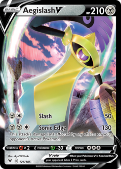 Aegislash V (126/185) [Sword &amp; Shield: Vivid Voltage] 