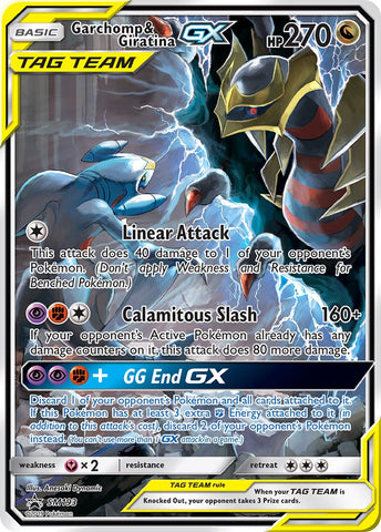 Garchomp &amp; Giratina GX (SM193) [Sun &amp; Moon: Black Star Promos] 