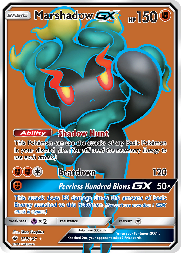 Marshadow GX (137/147) [Sun &amp; Moon: Burning Shadows] 