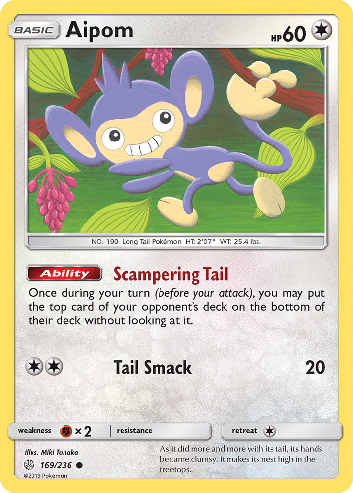Aipom (169/236) [Sun &amp; Moon: Cosmic Eclipse] 
