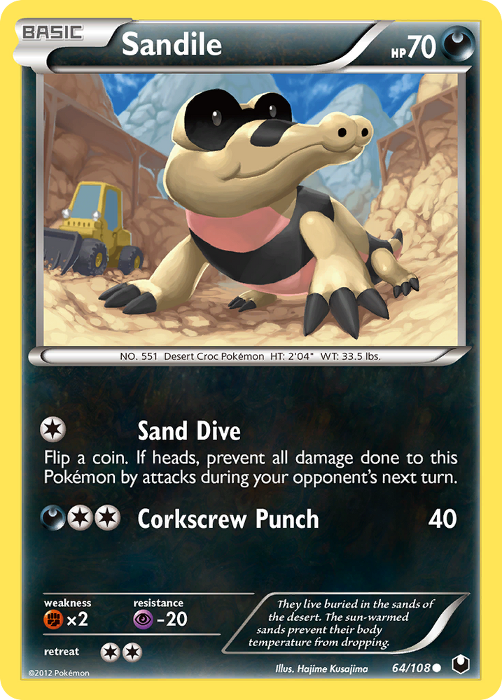 Sandile (64/108) [Black &amp; White: Dark Explorers] 