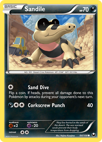 Sandile (64/108) [Black &amp; White: Dark Explorers] 