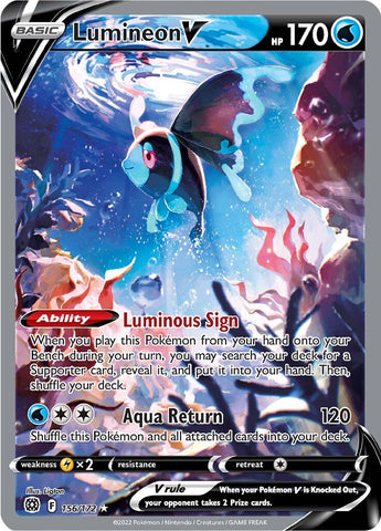 Lumineon V (156/172) [Sword &amp; Shield: Brilliant Stars] 