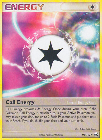 Call Energy (92/100) [Diamond &amp; Pearl: Majestic Dawn] 