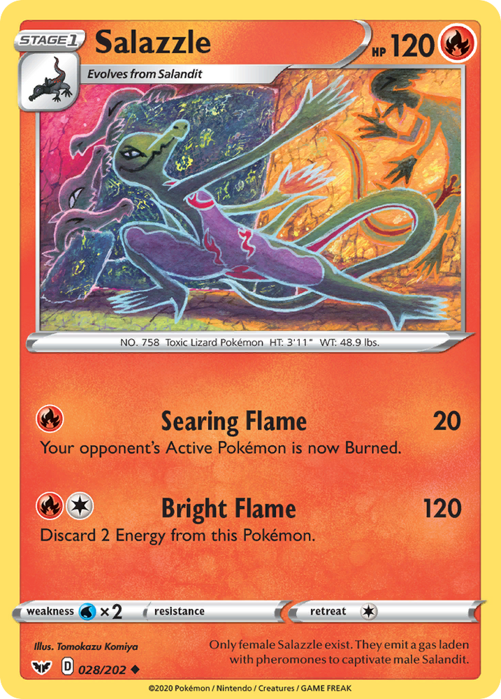 Salazzle (028/202) [Sword &amp; Shield: Base Set] 