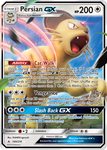 Persian GX (149/214) [Sun &amp; Moon: Unbroken Bonds] 