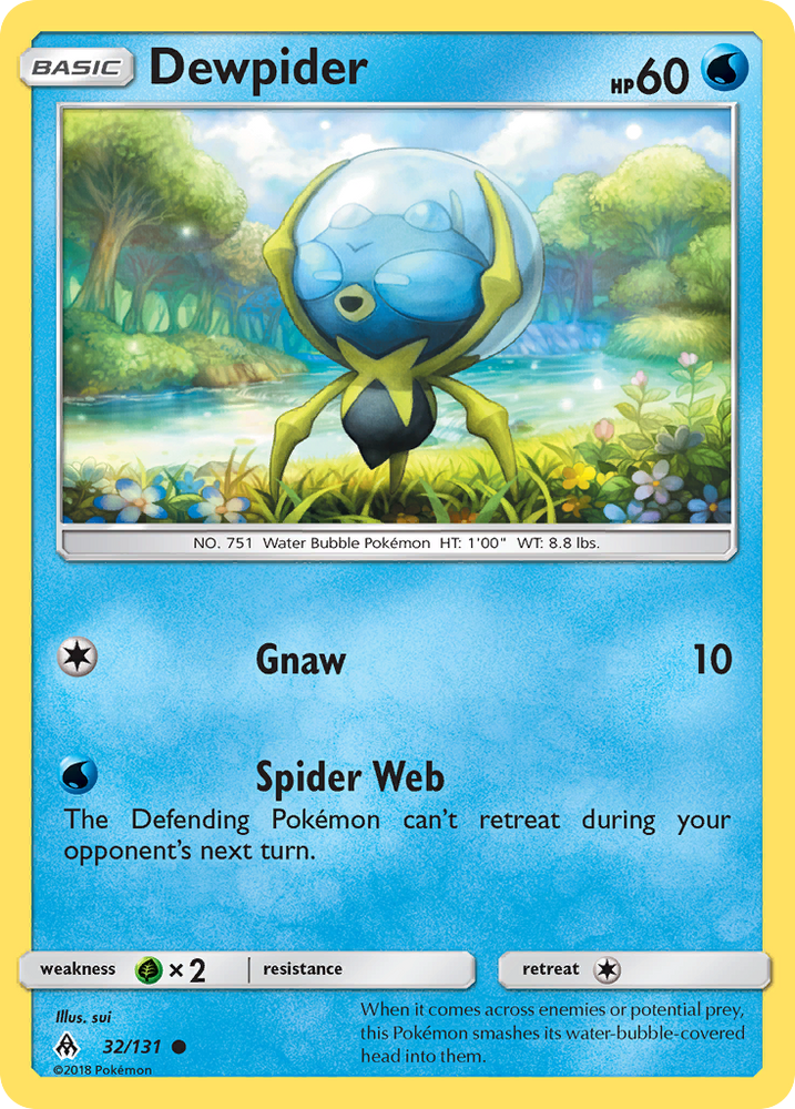 Dewpider (32/131) [Sun &amp; Moon: Forbidden Light] 