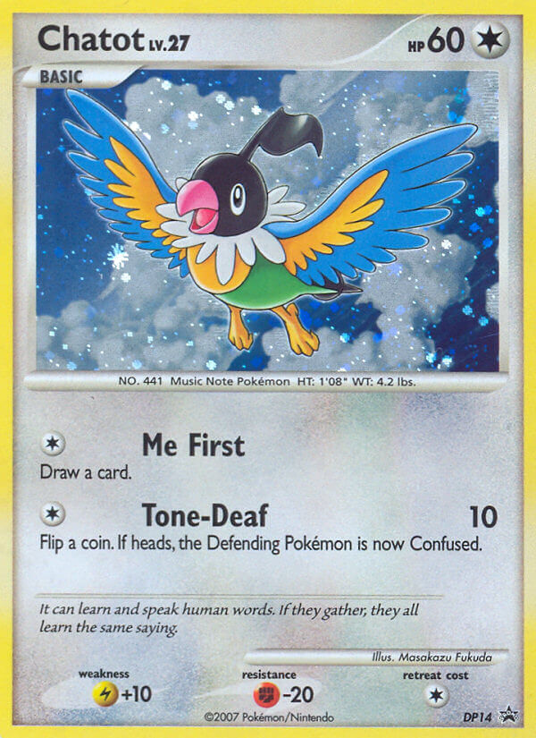 Chatot (DP14) [Diamond &amp; Pearl: Black Star Promos] 