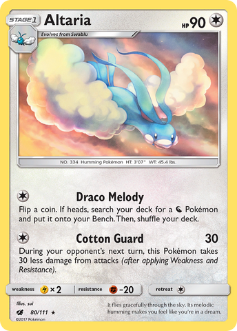 Altaria (80/111) [Sun &amp; Moon: Crimson Invasion] 