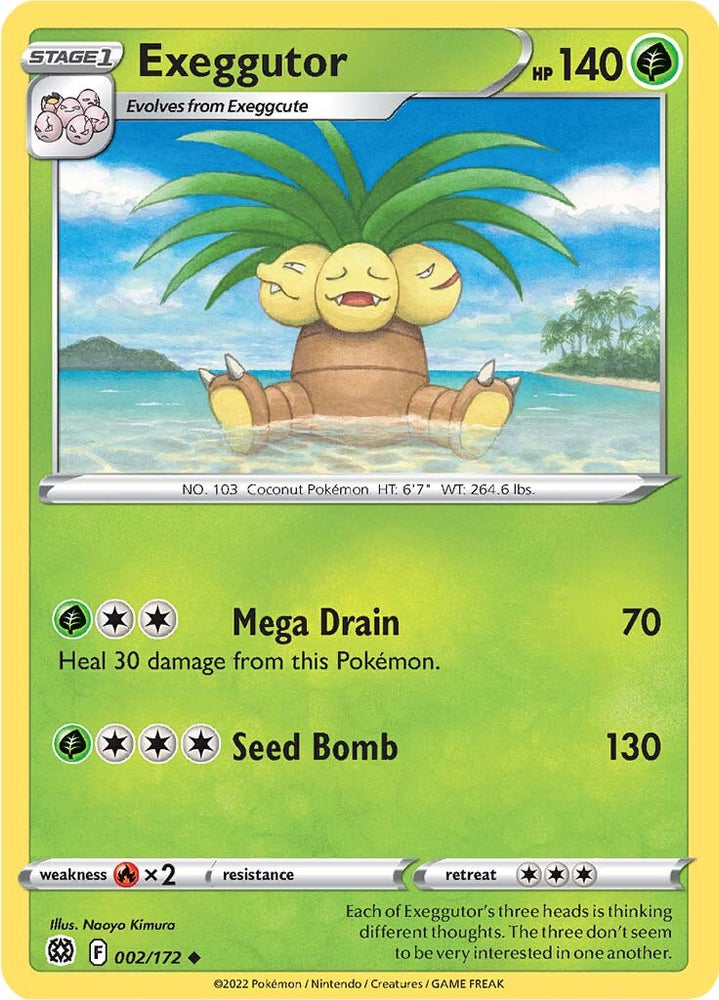 Exeggutor (002/172) [Sword &amp; Shield: Brilliant Stars] 