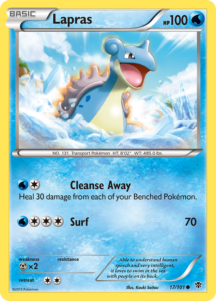 Lapras (17/101) [Black &amp; White: Plasma Blast] 