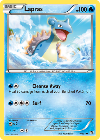 Lapras (17/101) [Black &amp; White: Plasma Blast] 