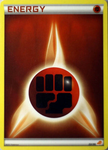 Fighting Energy (22/30) [Black &amp; White: Trainer Kit - Excadrill] 