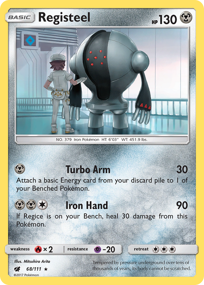 Registeel (68/111) [Sun &amp; Moon: Crimson Invasion] 