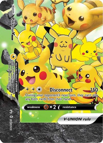 Pikachu V-UNION (SWSH141) (Celebrations) [Sword &amp; Shield: Black Star Promos] 