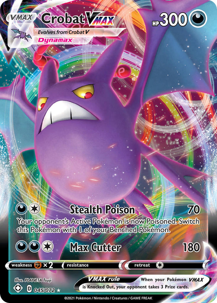 Crobat VMAX (045/072) [Sword &amp; Shield: Shining Fates] 