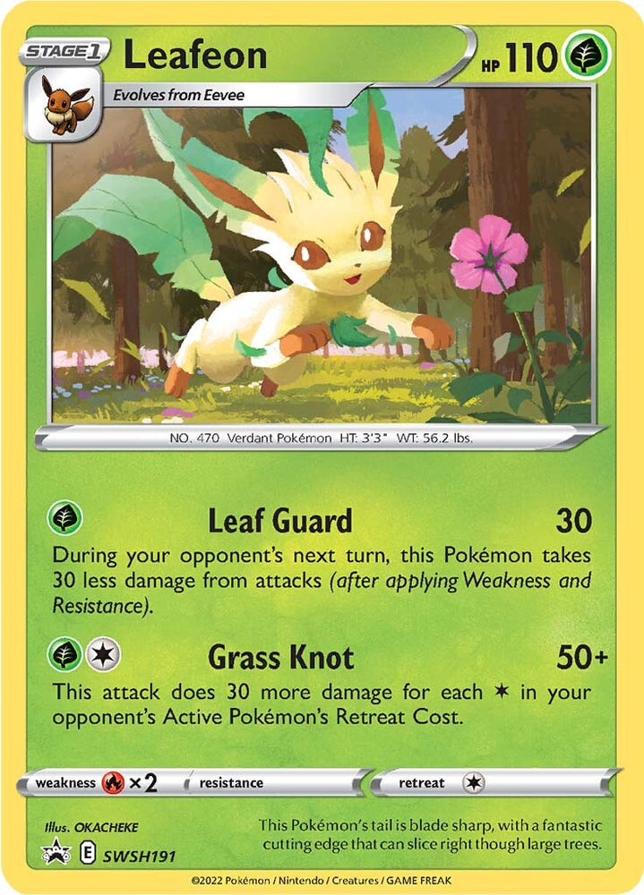 Leafeon (SWSH191) [Sword &amp; Shield: Black Star Promos] 