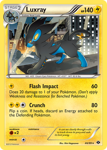 Luxray (46/99) [Black &amp; White: Next Destinies] 