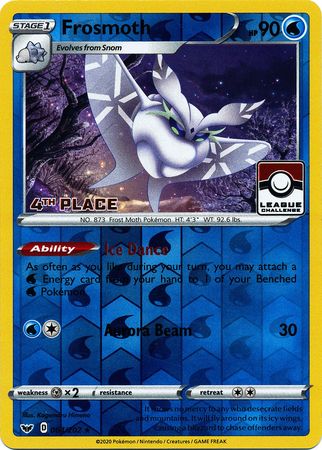 Frosmoth (064/202) (League Promo 4th Place) [Sword &amp; Shield: Base Set] 