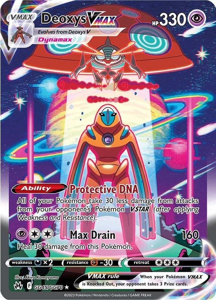 Deoxys VMAX (GG45/GG70) [Sword &amp; Shield: Crown Zenith] 