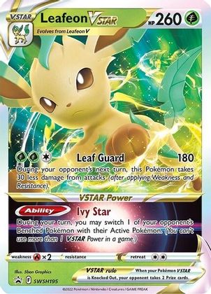 Leafeon VSTAR (SWSH195) [Sword &amp; Shield: Black Star Promos] 