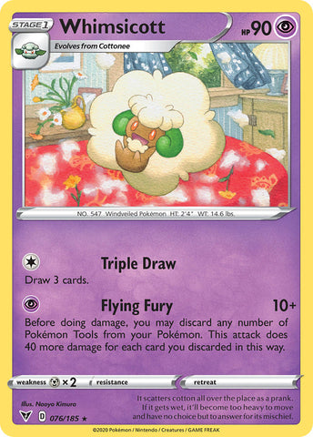 Whimsicott (076/185) [Sword &amp; Shield: Vivid Voltage] 