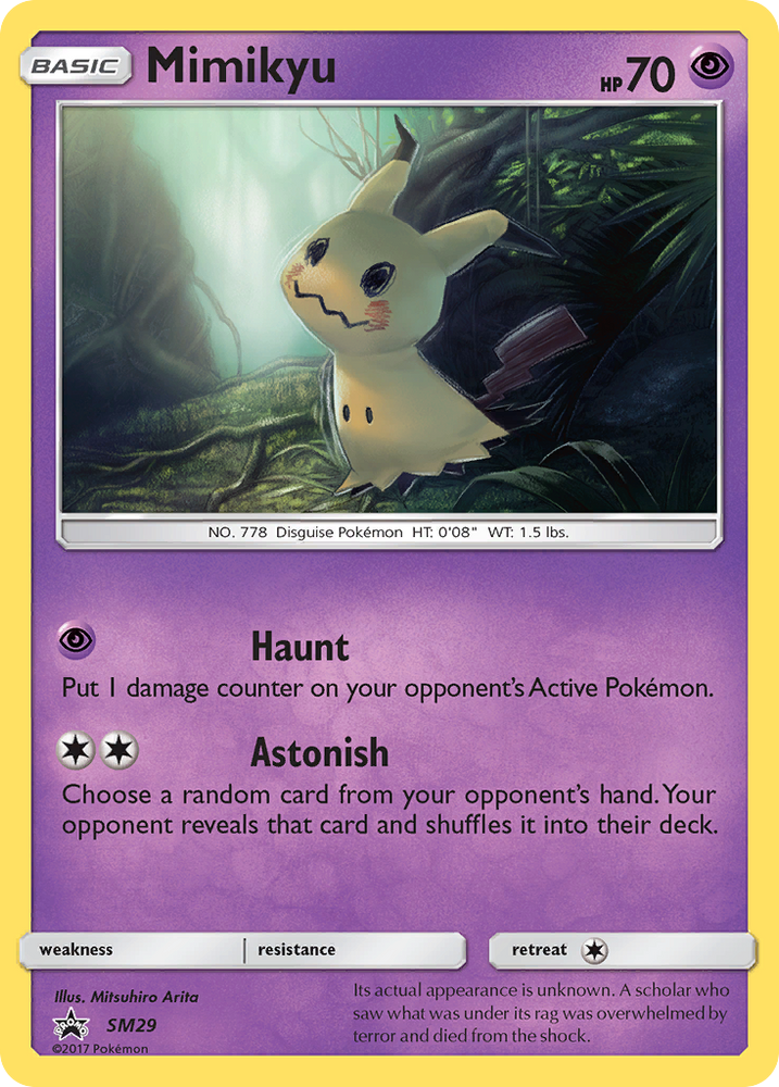 Mimikyu (SM29) [Sun &amp; Moon: Black Star Promos] 