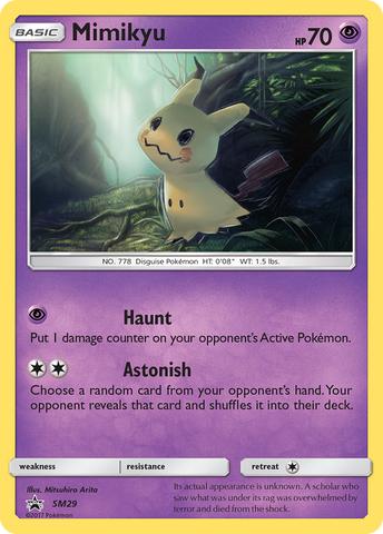 Mimikyu (SM29) [Sun &amp; Moon: Black Star Promos] 