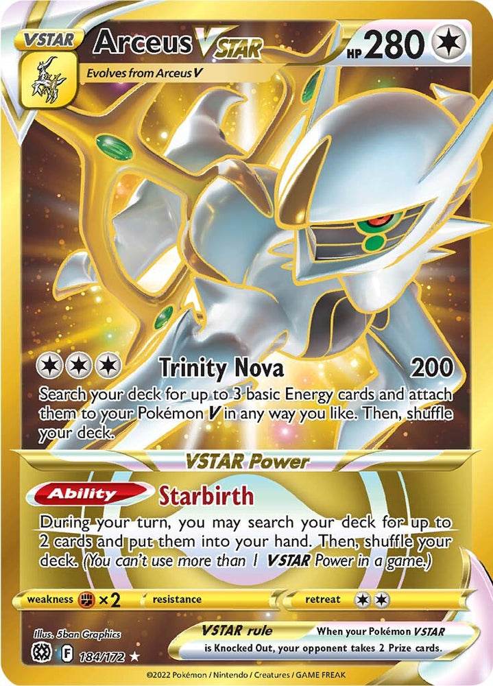 Arceus VSTAR (184/172) [Sword &amp; Shield: Brilliant Stars] 