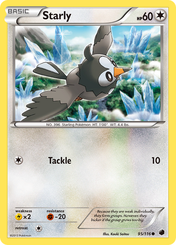 Starly (95/116) [Black &amp; White: Plasma Freeze] 