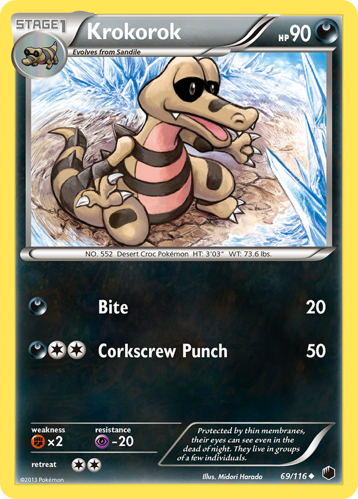 Krokorok (69/116) [Black &amp; White: Plasma Freeze] 