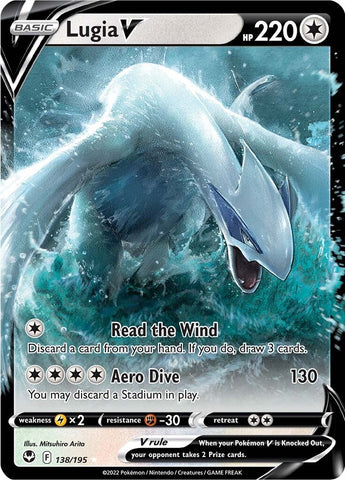 Lugia V (138/195) [Sword &amp; Shield: Silver Tempest] 