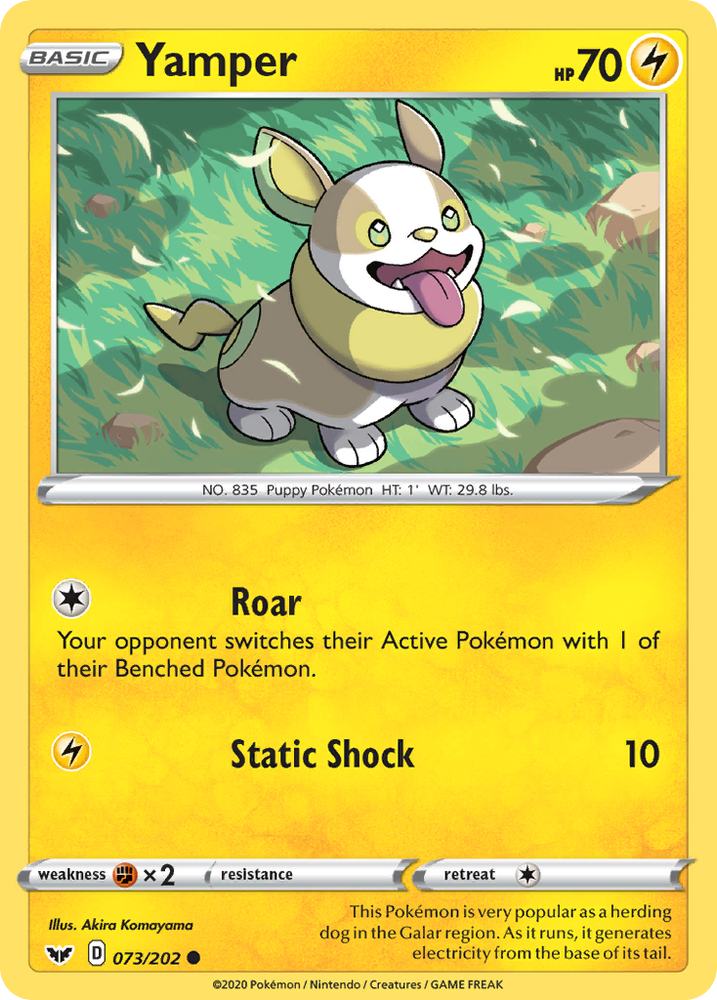 Yamper (073/202) [Sword &amp; Shield: Base Set] 