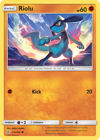 Riolu (116/236) [Sun &amp; Moon: Unified Minds] 