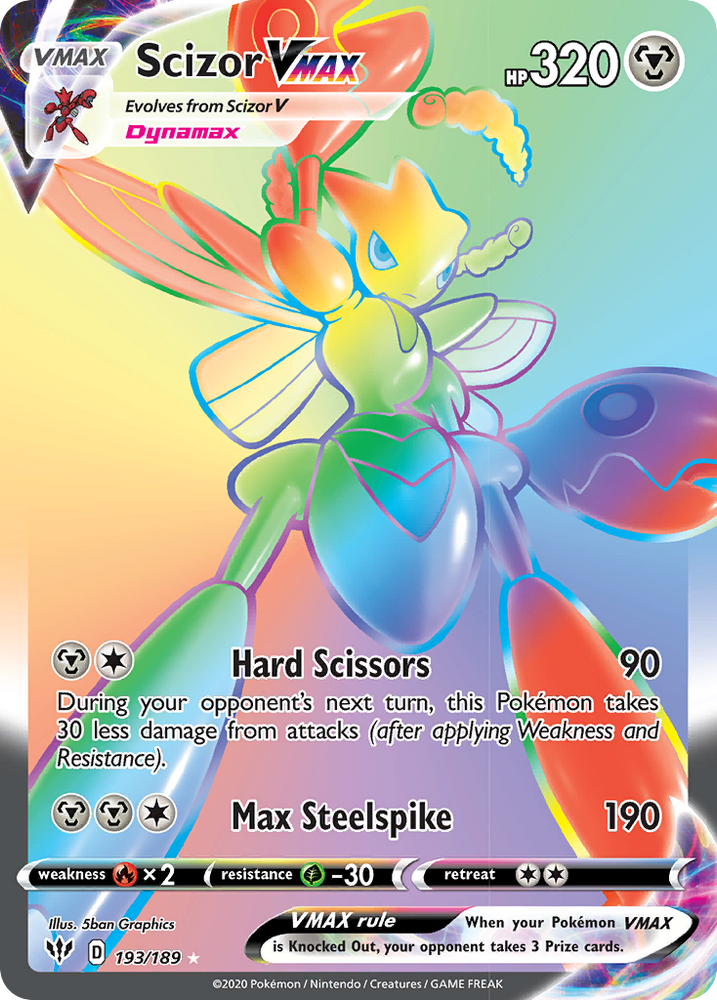 Scizor VMAX (193/189) [Sword &amp; Shield: Darkness Ablaze] 