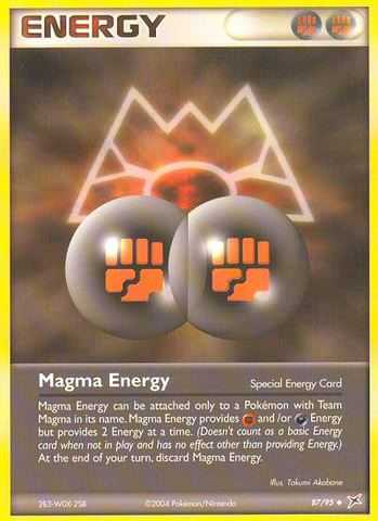 Magma Energy (87/95) [EX: Team Magma vs. Team Aqua] 