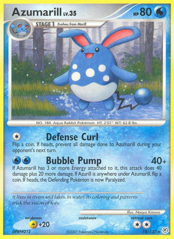 Azumarill (18/130) [Diamond &amp; Pearl: Base Set] 