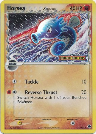 Horsea (31/101) (Delta Species) (Stamped) [EX: Dragon Frontiers]