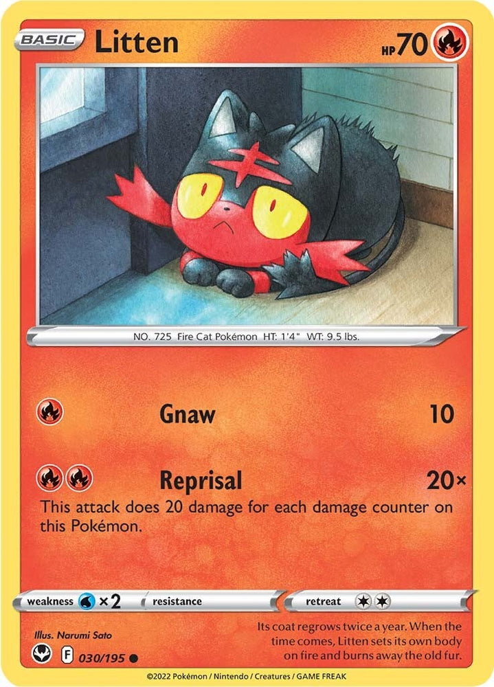 Litten (030/195) [Sword &amp; Shield: Silver Tempest] 