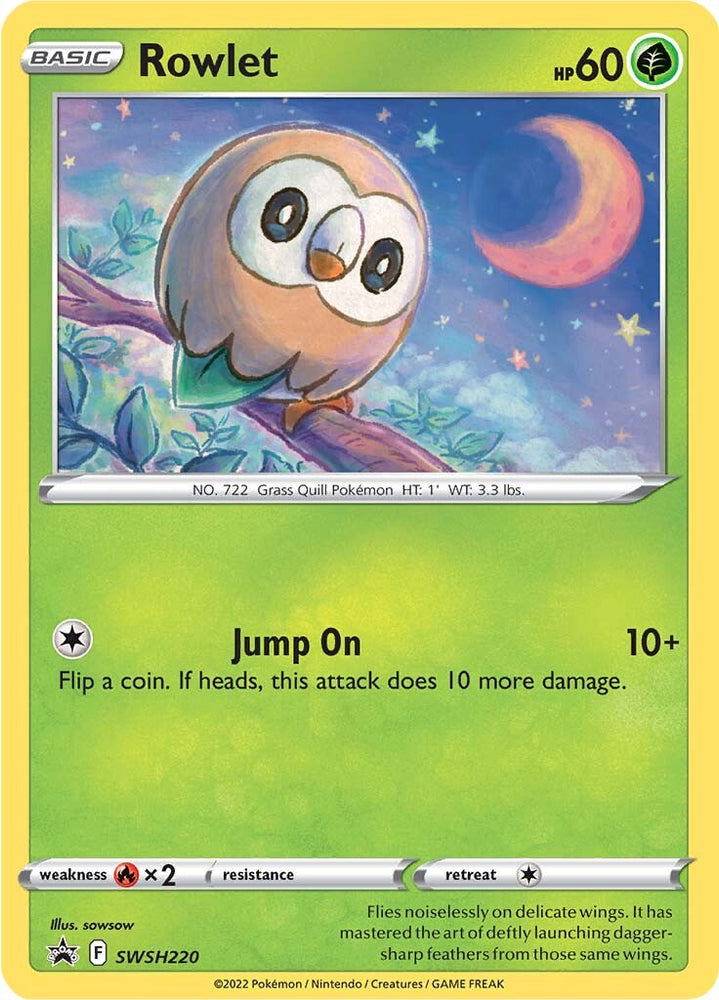 Rowlet (SWSH220) [Sword &amp; Shield: Black Star Promos] 